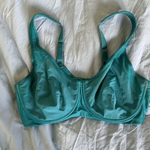 Teal title nine work to workout bra